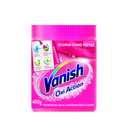 TIRA-MANCHAS-VANISH-PO-OXI-ACTION-POTE-450G-ROSA