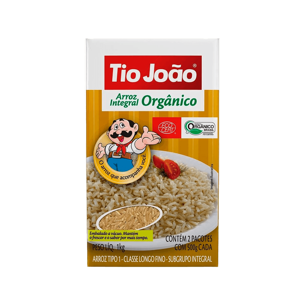 ARROZ TIO JOAO INTEGRAL 1KG ORGANICO cricare