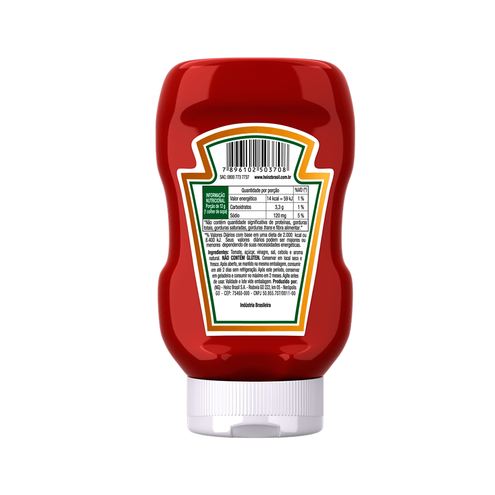 KETCHUP HEINZ SQUEEZE 397G TRADICIONAL cricare