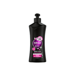 CREME-DE-PENTEAR-SEDA-300ML-PRETOS-LUMINOSO