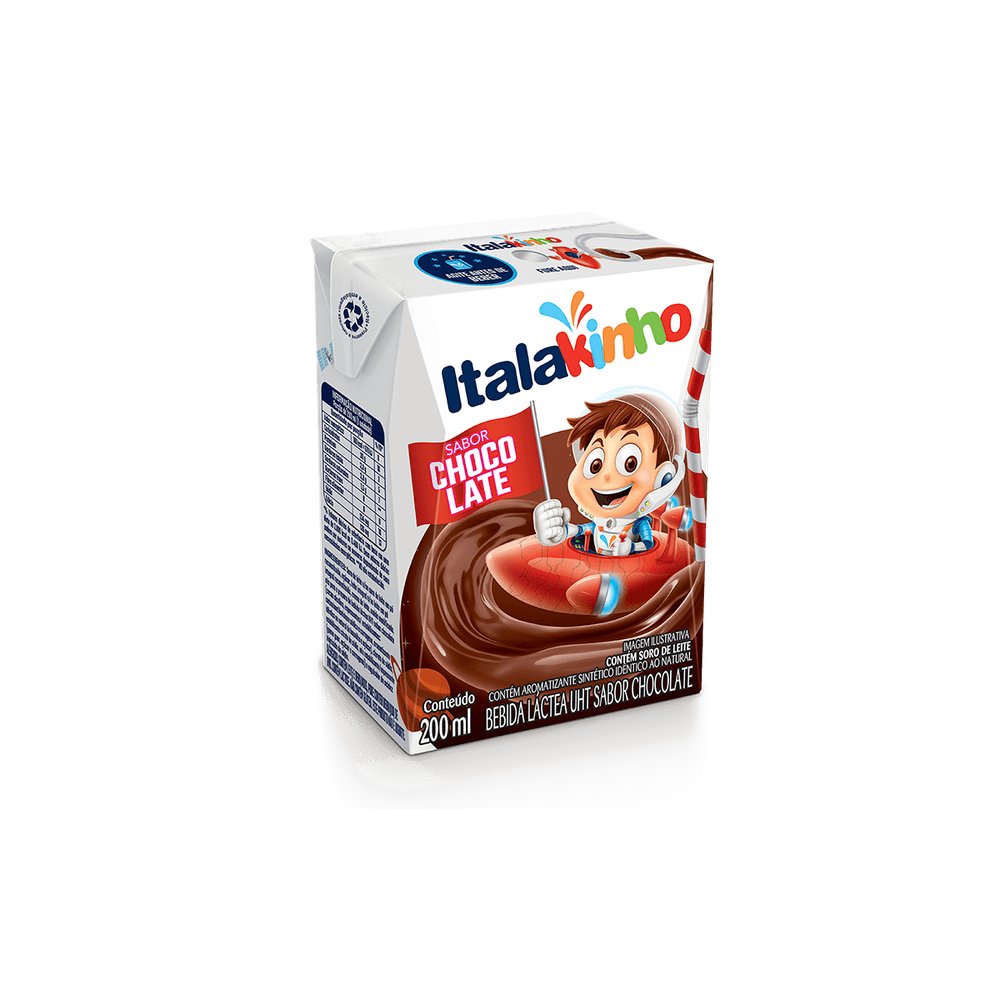Toddynho Achocolatado - Bebida láctea UHT, sabor chocolatey, 200ml :  : Alimentos e Bebidas