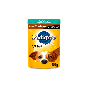 RACAO-PARA-CAO-PEDIGRE-ADULT-SACH-100G-CORDE.RACA.PEQ