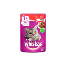 RACAO-PARA-GATO-WHISKAS-ADULT-SACH-85G-CARNE-SACHE