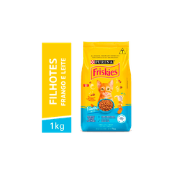 RACAO-PARA-GATOS-FRISKIES-PACOTE-1KG-FILHOTE-FRANGO