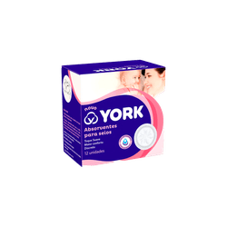 ABSORVENTE-YORK-PARA-SEIOS-C.12UN