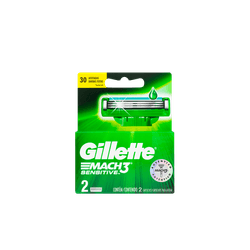 CARGA-GILLETTE-MACH3-2UN-SENSITIVE