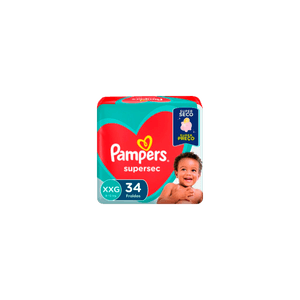 FRALDA-DESC-PAMPERS-SUPER-SEC-HIPER-XXG-COM-34UN