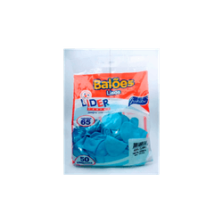 BALAO-LIDER-LISO-N65-50UN-AZUL-CLARO