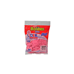 BALAO-LIDER-LISO-N65-50UN-ROSA