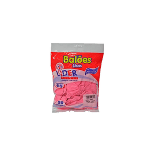 BALAO-LIDER-LISO-N65-50UN-ROSA