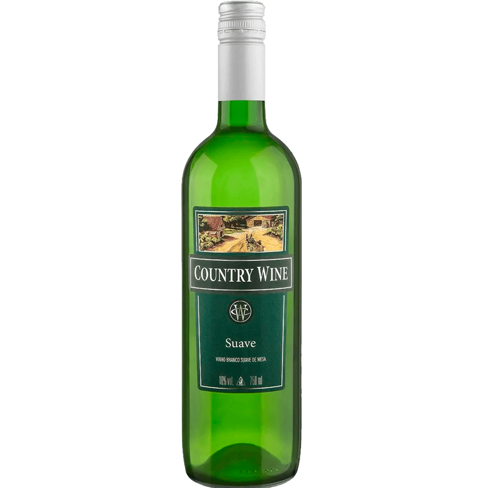 VINHO COUNTRY WINE 750ML BRANCO SUAVE - cricare