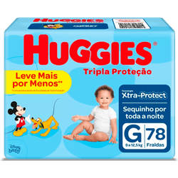 FRALDA-DESC-HUGGIES-TRIPLA-PROTECAO-G-78-UN