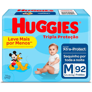 FRALDA-DESC-HUGGIES-TRIPLA-PROTECAO-M-92-UN