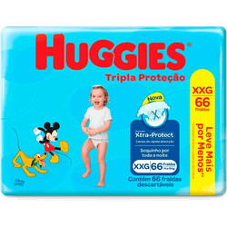 FRALDA-DESC-HUGGIES-TRIPLA-PROTECAO-XXG-66UN
